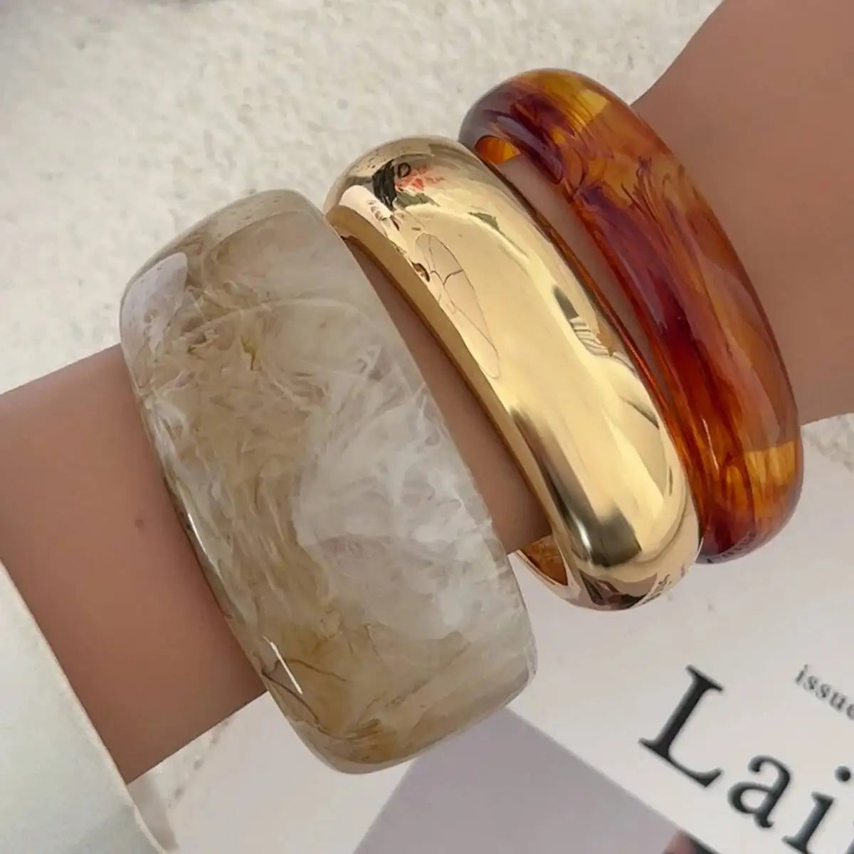 Sahara — Brazalete Escultural